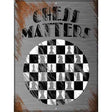 Chess Matters Novelty Metal Parking Sign 9" x 12" (P)