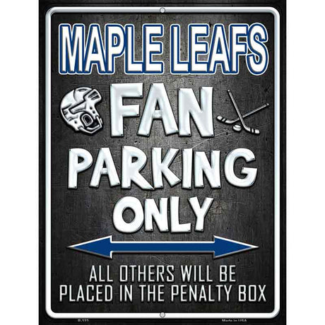 Maple Leafs Metal Novelty Parking Sign 9" x 12" (P)