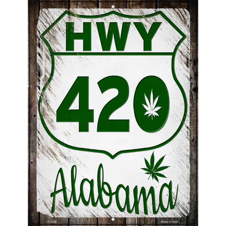 HWY 420 Alabama Novelty Metal Parking Sign 9" x 12" (P)