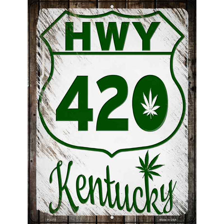 HWY 420 Kentucky Novelty Metal Parking Sign 9" x 12" (P)