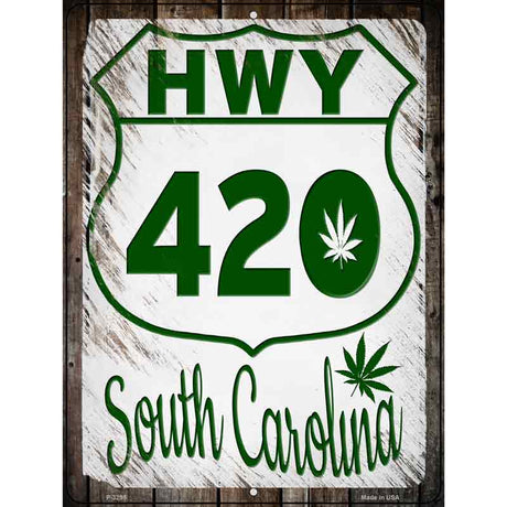 HWY 420 South Carolina Novelty Metal Parking Sign 9" x 12" (P)