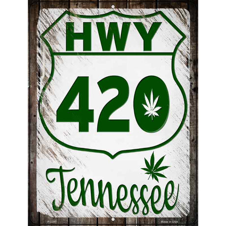 HWY 420 Tennessee Novelty Metal Parking Sign 9" x 12" (P)