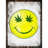 High Smiley Novelty Metal Parking Sign 9" x 12" (P)