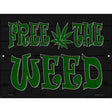 Free The Weed Novelty Metal Parking Sign 9" x 12" (P)