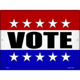 Vote Novelty Metal Parking Sign 9" x 12" (P)