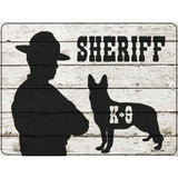 Sheriff K9 Novelty Metal Parking Sign 9" x 12" (P)