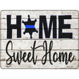 Home Sweet Home Novelty Metal Parking Sign 9" x 12" (P)