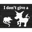 Rats Ass Novelty Metal Parking Sign 9" x 12" (P)