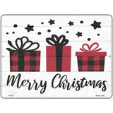 Merry Christmas Presents Novelty Metal Parking Sign 9" x 12" (P)