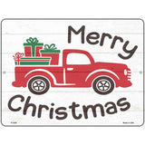 Merry Christmas Hauling Presents Novelty Metal Parking Sign 9" x 12" (P)