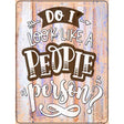 People Person Novelty Metal Parking Sign 9" x 12" (P)