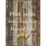 Plant Grow Harvest Novelty Metal Parking Sign 9" x 12" (P)