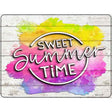 Sweet Summer Time Watercolor Novelty Metal Parking Sign 9" x 12" (P)