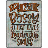 Leadership Skills Novelty Metal Parking Sign 9" x 12" (P)