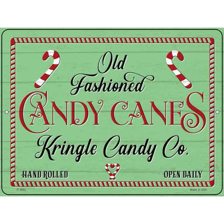 Kringle Candy Co Novelty Metal Parking Sign 9" x 12" (P)