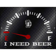 I Need Beer Novelty Metal Parking Sign 9" x 12" (P)