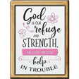 God Is Our Refuge Novelty Metal Parking Sign 9" x 12" (P)