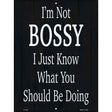 I Know What You Should Be Doing Novelty Metal Parking Sign 9" x 12" (P)