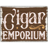 Cigar Emporium Novelty Metal Parking Sign 9" x 12" (P)