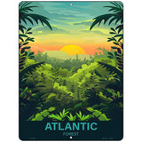 Atlantic Forest Metal Novelty Parking Sign P-4550