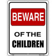 Beware Of Children Metal Novelty Parking Sign 9" x 12" (P)