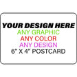 Personalized Design Your Own Custom Novelty Aluminum Postcard | 6" x 4"