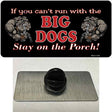 Big Dogs Black Novelty Metal Hat Pin