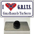 G.R.I.T.S. Confederate Flag Novelty Metal Hat Pin