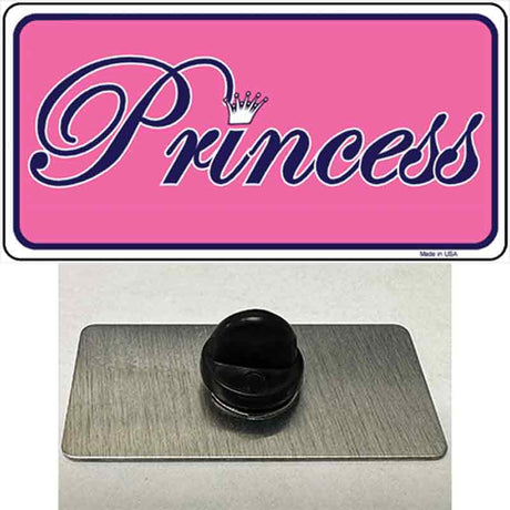 Pink Princess Tiara Novelty Metal Hat Pin