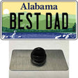 Best Dad Alabama Novelty Metal Hat Pin