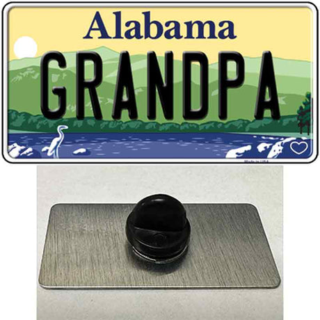 Grandpa Alabama Novelty Metal Hat Pin