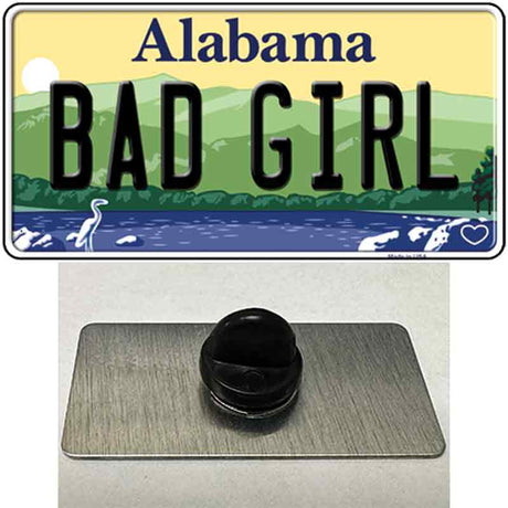 Bad Girl Alabama Novelty Metal Hat Pin