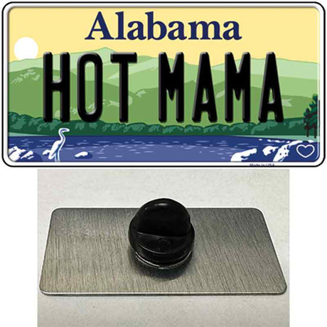 Hot Mama Alabama Novelty Metal Hat Pin