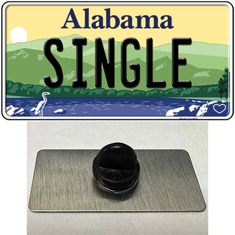 Single Alabama Novelty Metal Hat Pin