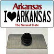 I Love Arkansas Novelty Metal Hat Pin