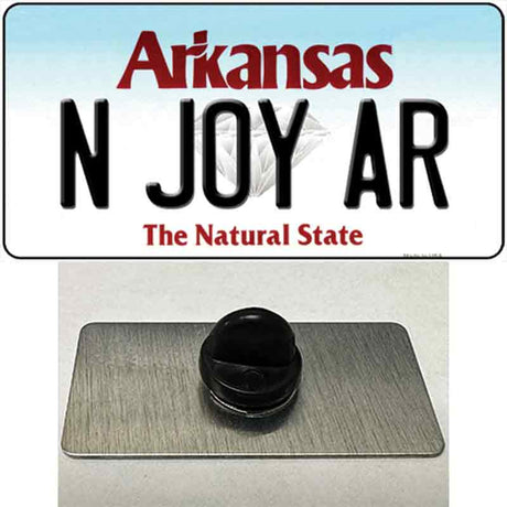 N Joy AR Arkansas Novelty Metal Hat Pin