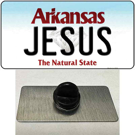 Jesus Arkansas Novelty Metal Hat Pin