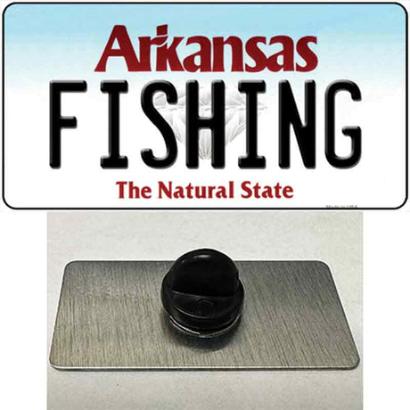 Fishing Arkansas Novelty Metal Hat Pin