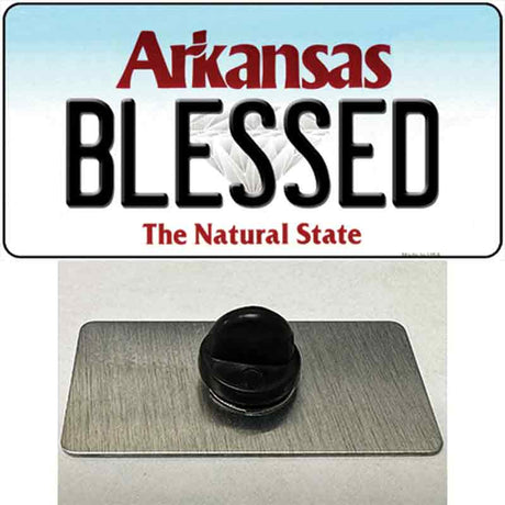 Blessed Arkansas Novelty Metal Hat Pin