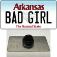 Bad Girl Arkansas Novelty Metal Hat Pin