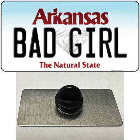 Bad Girl Arkansas Novelty Metal Hat Pin