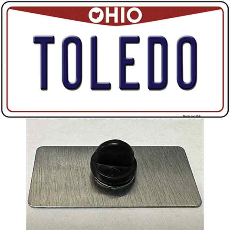 Toledo Ohio Novelty Metal Hat Pin