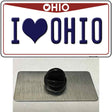 I Love Ohio Novelty Metal Hat Pin