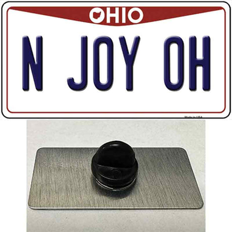 N Joy OH Ohio Novelty Metal Hat Pin