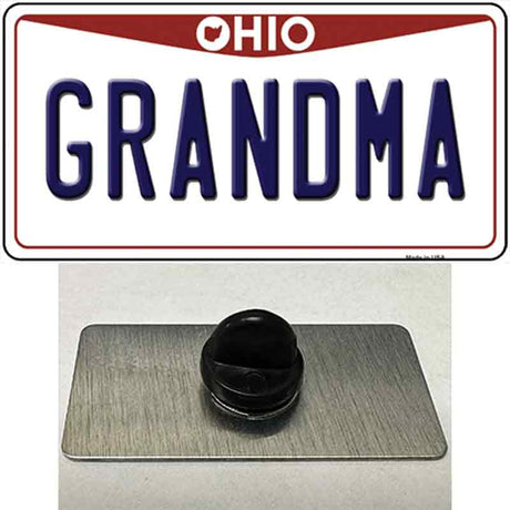 Grandma Ohio Novelty Metal Hat Pin