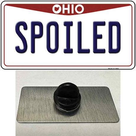 Spoiled Ohio Novelty Metal Hat Pin