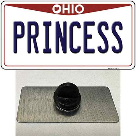 Princess Ohio Novelty Metal Hat Pin