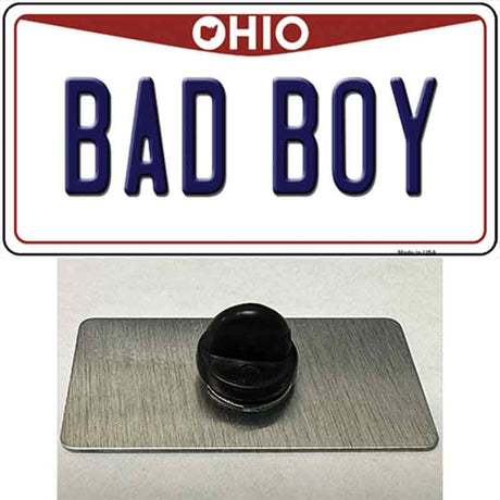 Bad Boy Ohio Novelty Metal Hat Pin