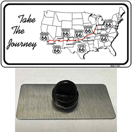 Take The Journey Novelty Metal Hat Pin