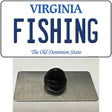 Fishing Virginia Novelty Metal Hat Pin